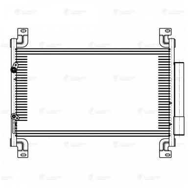 Радиатор кондиционера LRAC 03632