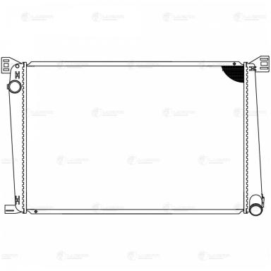 Радиатор двигателя LRc 2601