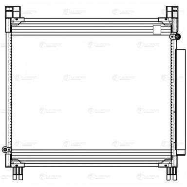 Радиатор кондиционера LRAC 1975
