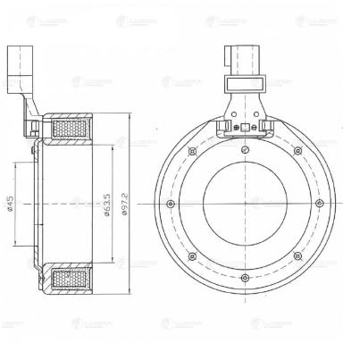 Катушка эл/магн. компрессора кондиционера LMCC 1001