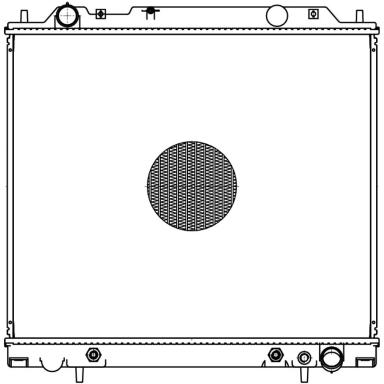 Радиатор двигателя LRc 1114