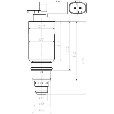 Клапан кондиционера LCCV 1804