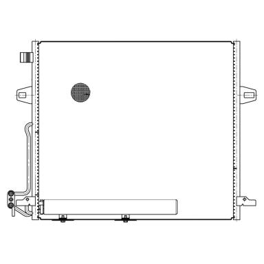 Радиатор кондиционера LRAC 15164