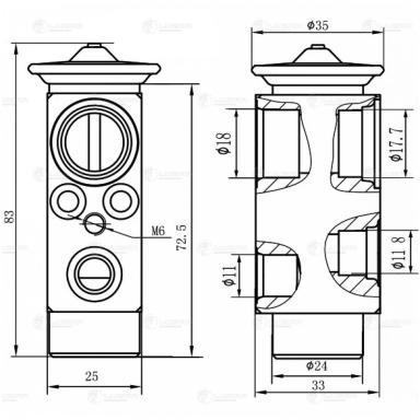 Клапан расширительный кондиционера LTRV 1550