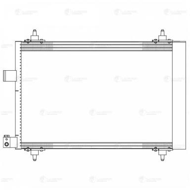 Радиатор кондиционера LRAC 2004