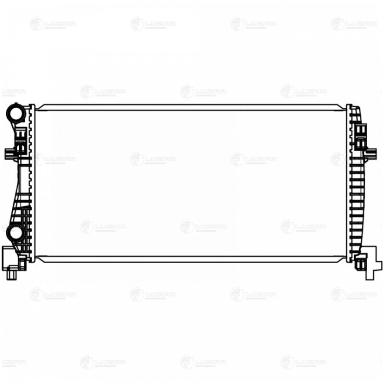 Радиатор двигателя LRc 1809