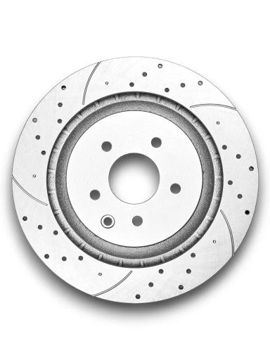 Тормозной диск DSK-R258P