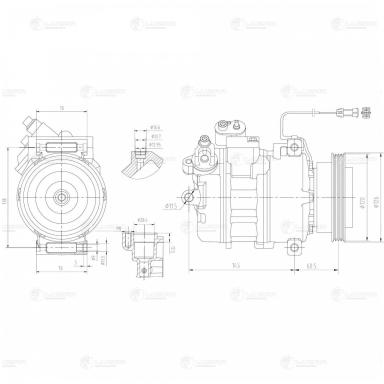 Компрессор кондиционера LCAC 1804