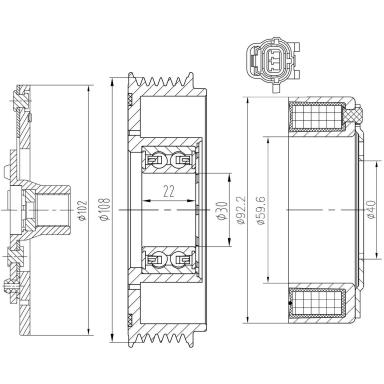 Муфта кондиционера LMAC 0194