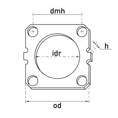 Крышка подшипника TT49033
