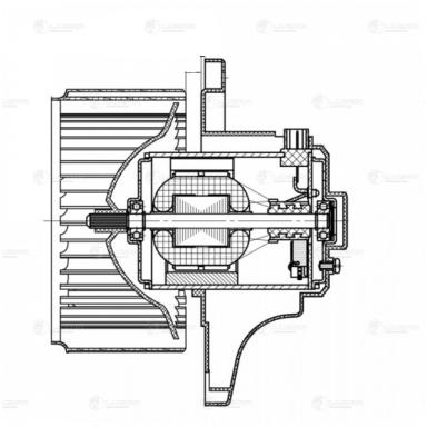 Крыльчатка отопителя LFh 08E3
