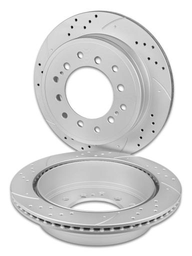 ДИСК ТОРМОЗНОЙ ЗАД ВЕНТ DSK-R024P