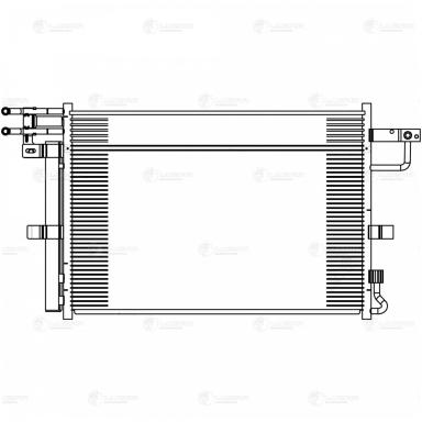 Радиатор кондиционера LRAC 1018