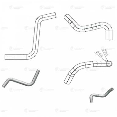 Патрубок радиатора LPK 0552