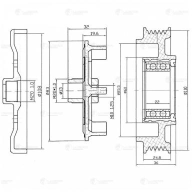 Муфта срывная для компрессора кондиционера LCC 2101