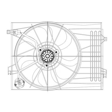 Мотор вентилятора охлаждения LFK 0881