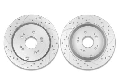 Диск тормозной задний DSK-R236P