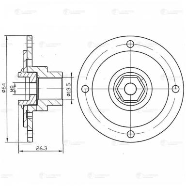 Муфта срывная компрессора кондиционера LCH 0802
