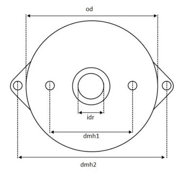 Крышка стартера задняя TT82368