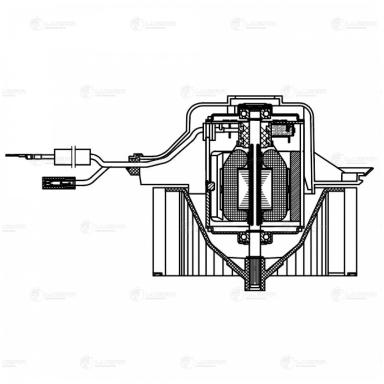 Мотор отопителя салона LFh 1808