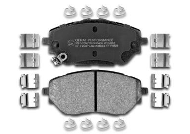 Колодки тормозные задние дисковые к-кт BP-F200P