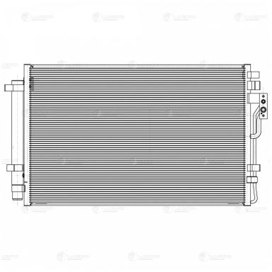 Радиатор кондиционера LRAC 0822