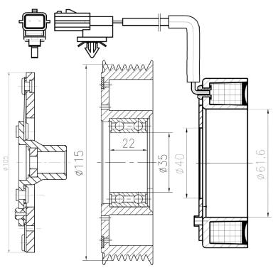 Муфта кондиционера LMAC 14N9