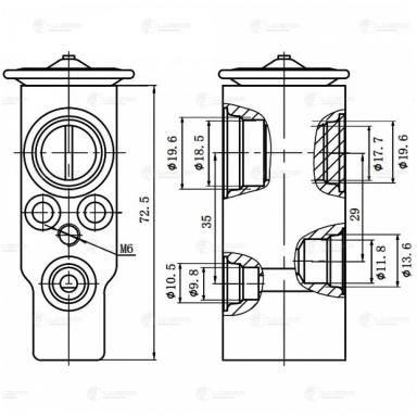 Клапан расширительный кондиционера LTRV 1093