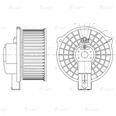 Мотор отопителя LFh 25LF