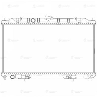 Радиатор двигателя LRc 14111