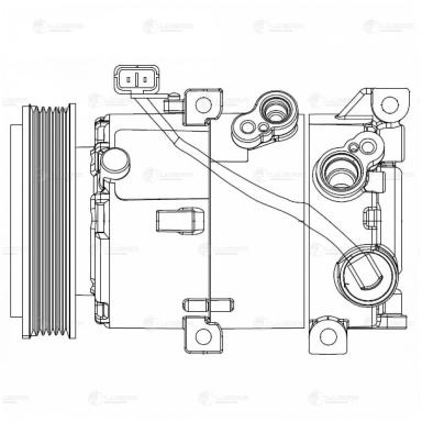 Компрессор кондиционера LCAC 0865