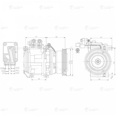 Компрессор кондиционера LCAC 0881