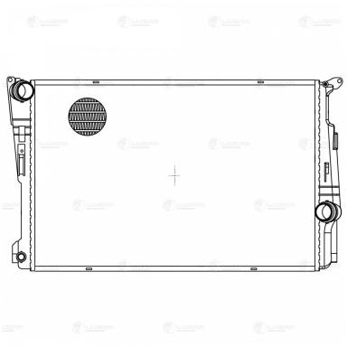 Радиатор двигателя LRc 26181