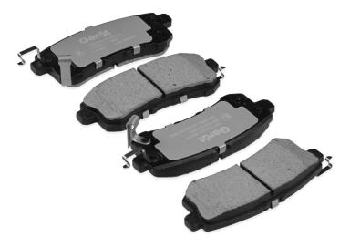 КОЛОДКИ ТОРМ.ЗАД., К-Т BPR126PG