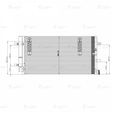 Радиатор кондиционера LRAC 18180