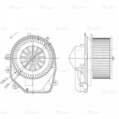 Мотор отопителя салона LFh 18D1