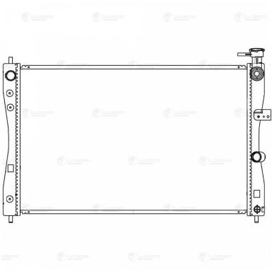 Радиатор охлаждение двигателя основной LRc 1119