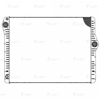 Радиатор двигателя LRc 26113