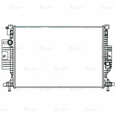 Радиатор двигателя LRc 1006