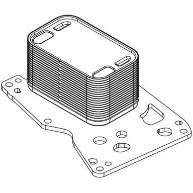 Радиатор масляный LOc 2668