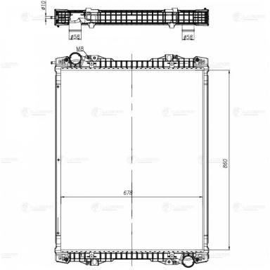 Радиатор охлаждения LRc 2803