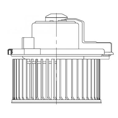 Мотор отопителя салона LFh 15163