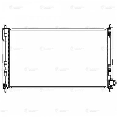 Радиатор двигателя LRc 11196