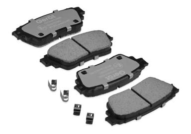 КОЛОДКИ ТОРМ.ЗАД., К-Т BPR139PG