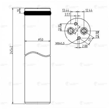 Ресивер-осушитель кондиционера LCR 0960