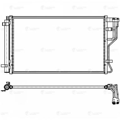 Радиатор кондиционера LRAC 0842