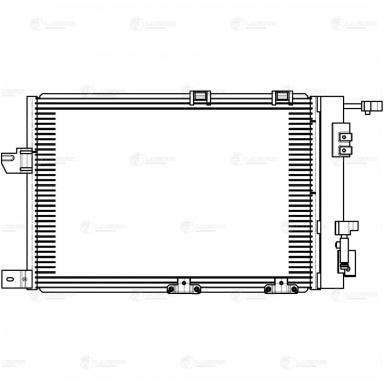 Радиатор кондиционера LRAC 2128