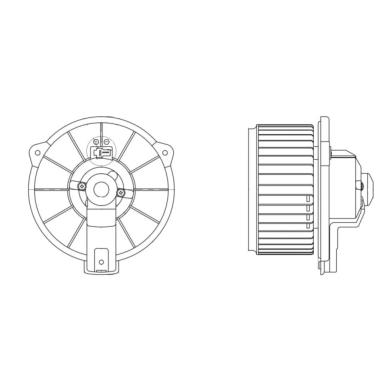 Мотор отопителя салона LFh 19D0