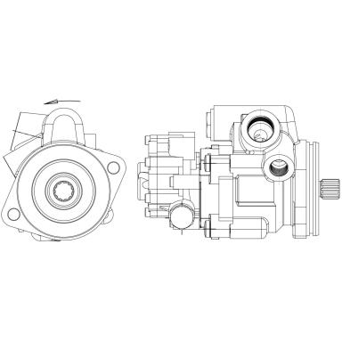Насос гидроусилителя LPS 2801