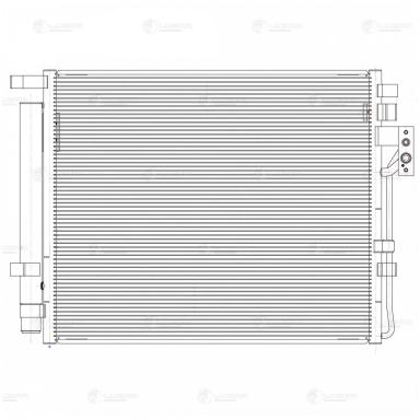 Радиатор кондиционера LRAC 0823